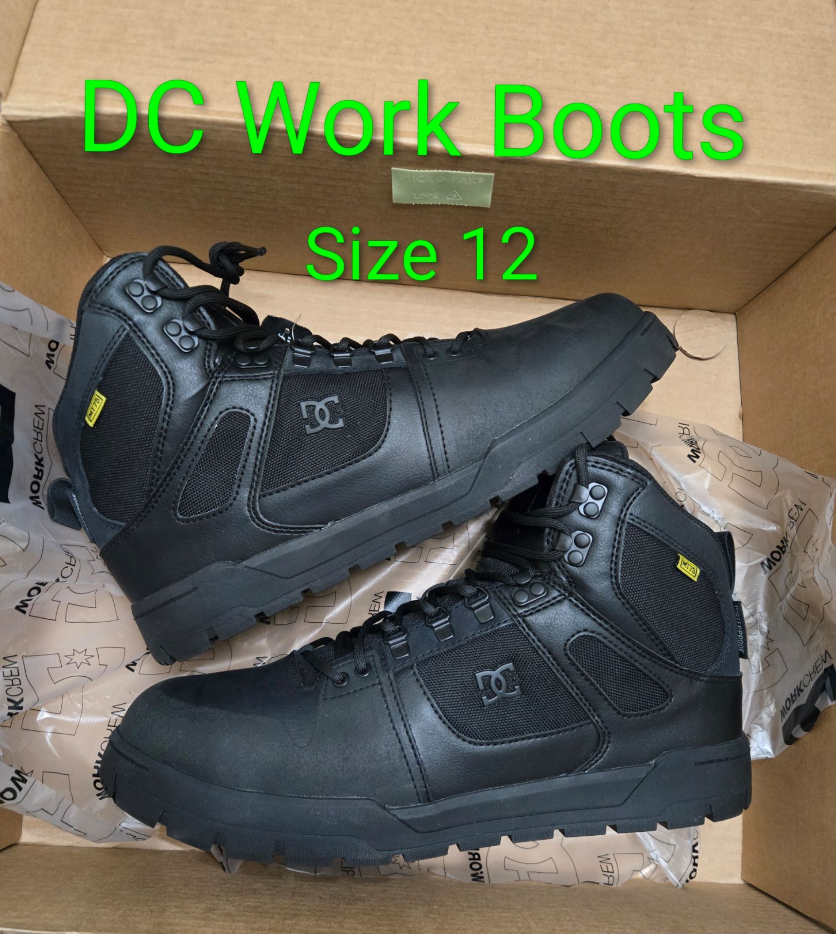 DC Work Shoes - Waterproof Composite Toe