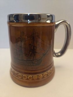 HMS Victory Lord Nelson Pottery Mug