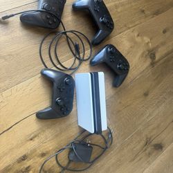 Nintendo Switch OLED With 4 Pro Controllers