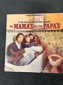 Rare w1966 The Mama’s and the Papa’s Band Original Banned Toilet Vinyl Record (Stereo)