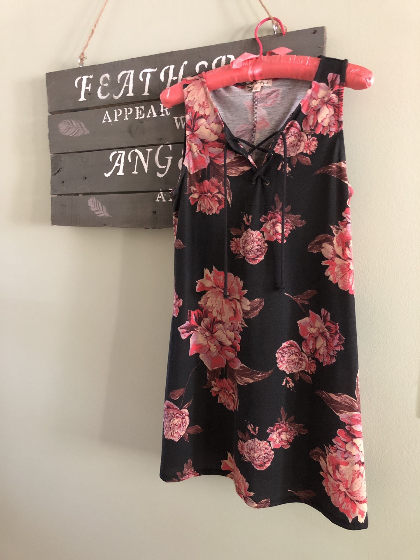 About a Girl Floral Tunic Dress