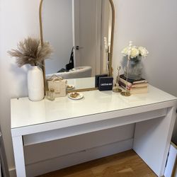 Glass Top Desk/Dressing Table