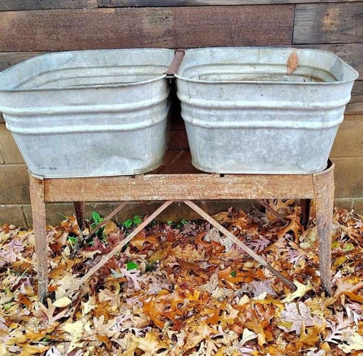 Vintage Wash Bins