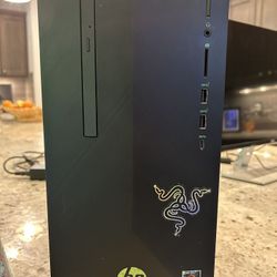 HP Pavilion Gaming Desktop + Dell 23” Monitor  (HDMI Included)
