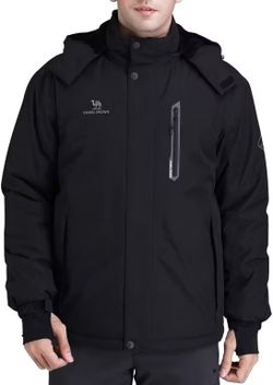 Camel Crown Mens Mountain Snow Waterproof Ski Jacket Size XL