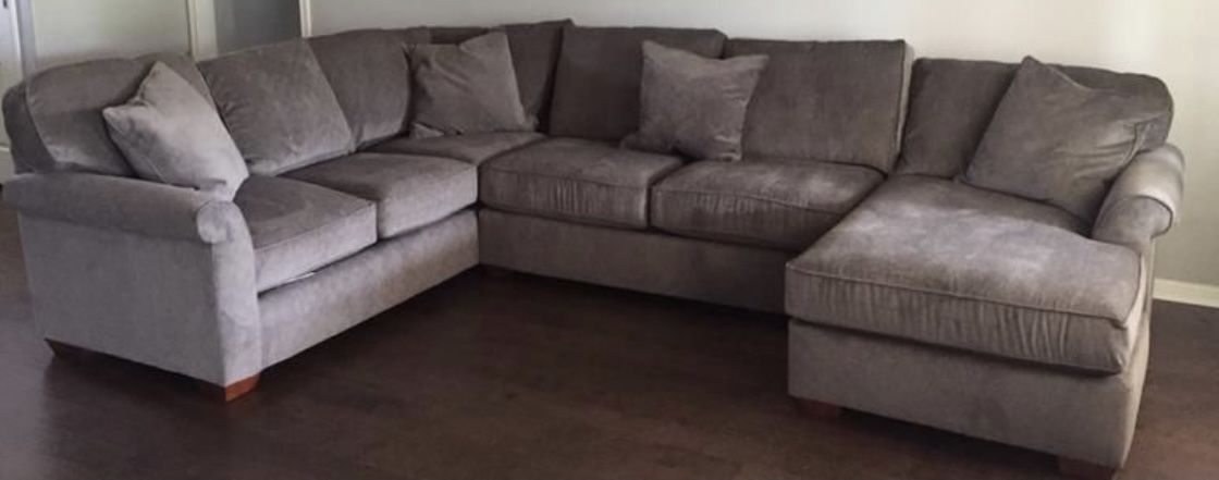 Norfolk Sectional Sofa In Mineral. Havertys