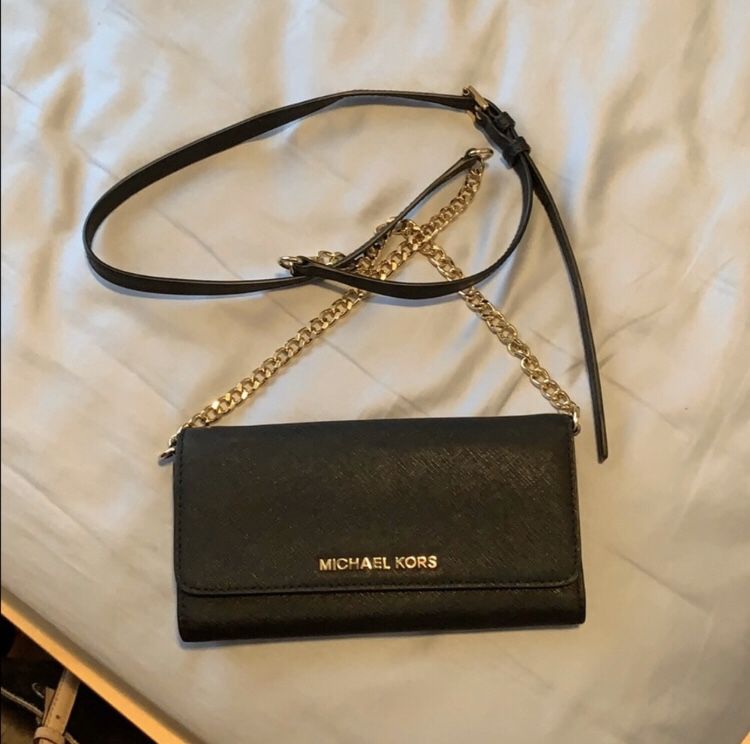 Michael kors wallet on a chain