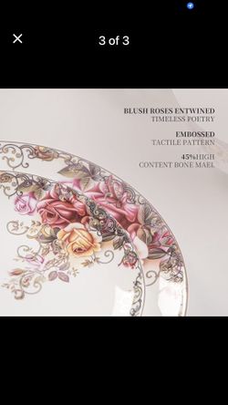 Floral Bone China Dinnerware Set