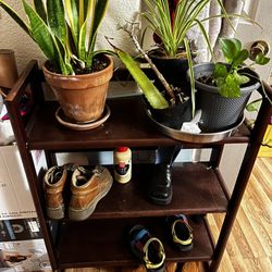 Wooden Shoe Rack