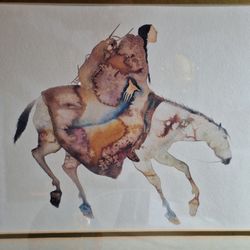 Carol Grigg Southwest Watercolor Series Titled "Birth Path" 