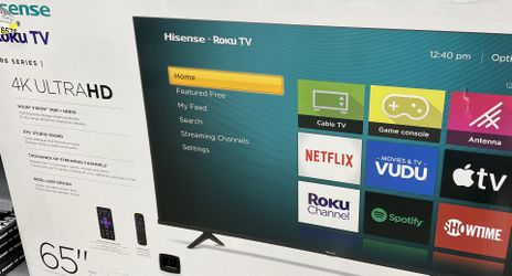 Brand New 65 Inch Hisense  4k Smart Tv