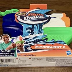 Nerf Super Soaker Microburst 2 Water Blaster Summer Toy