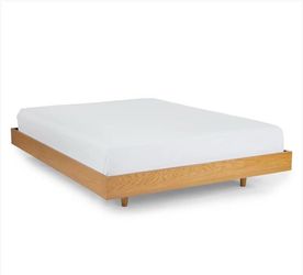 Basi Queen Bed Frame- Oak