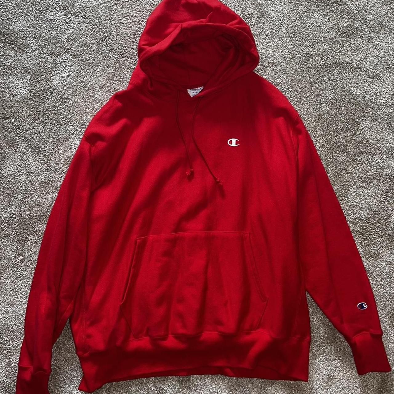 Red Champion Hoodie