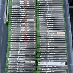 Xbox One sports games $5 each or 11 for $50 pickup Inman SC or can ship