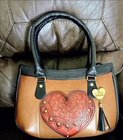 Western Style Leather Bag Artesanal