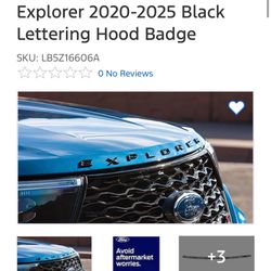Explorer Black Good Letter