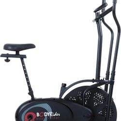 Elliptical Machine and Stationary Bike with Seat 