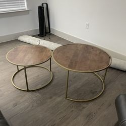 Two Complimentary Coffee Tables 