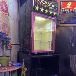 Rockstar Mini Fridge & Shelf Set