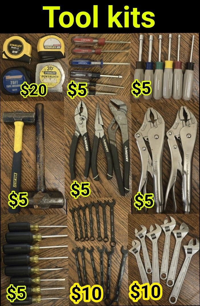 Hand tool Husky- Stanley- Westward- bundle