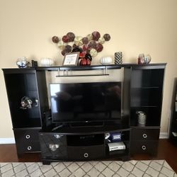 Black Entertainment Center (TV Not Included)