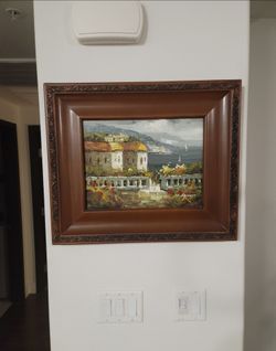 PAINTING OF ITALIAN COAST