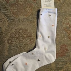 American eagle brand newwith tags pair of crew socks one size fits most