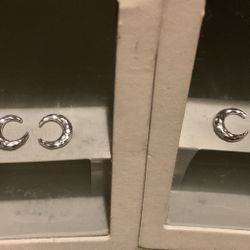 Sterling Silver Earrings Earrings (crescent Moon )