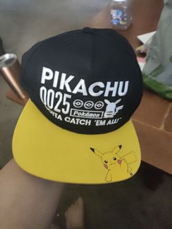POKEMON PIKACHU HAT( ONE SIZE FITS ALL).  PICK ⛏️ UP ONLY