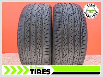 2 BRIDGESTONE TURANZA LS100 RSC RFT XL 225/40R19 USED TIRE 8.1/32 TREAD RUN FLAT