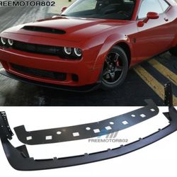 Fits 18-22 Dodge Challenger Demon Front Bumper Lip Spoiler DM Style PP