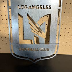METAL LAFC SIGN 