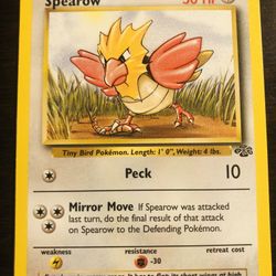 Pokémon Cards (Spearow 50 HP & PV)