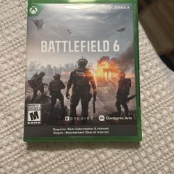Battlefield 6 Unopened With Receipt Xbox Series X