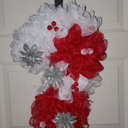 Candy Cane Wreath 