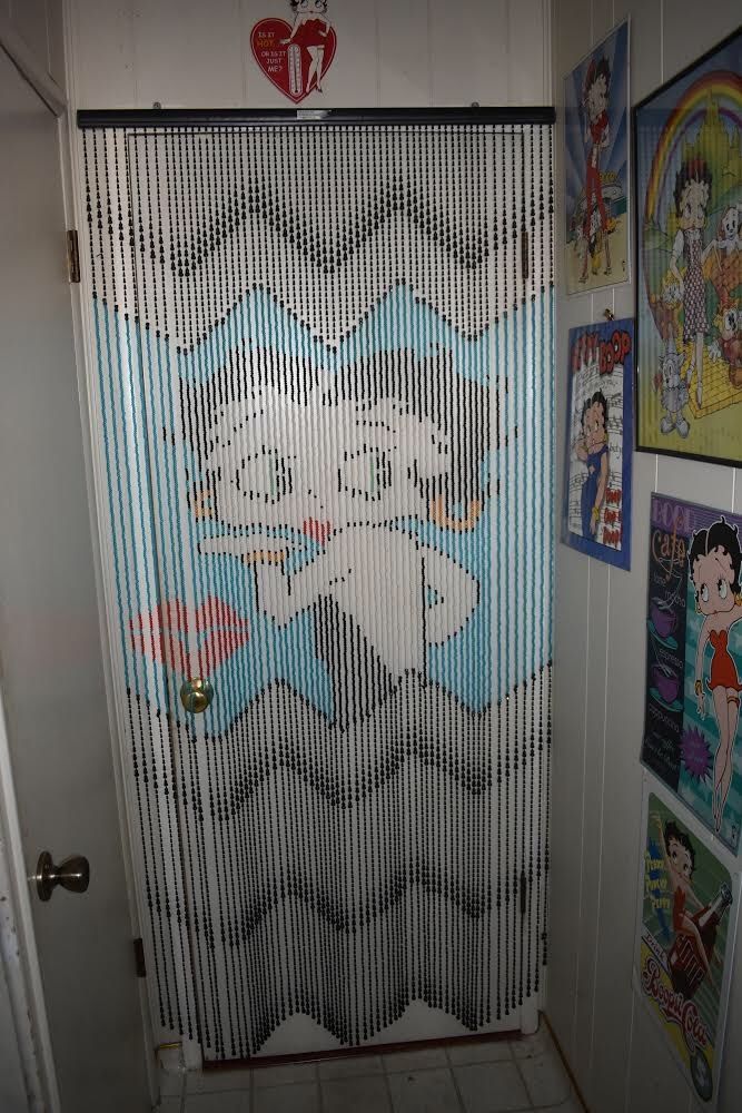 Betty Boop hippy beads, door hanging divider......thing