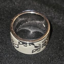 Swarovski Enamel  Ring  #55 SIZE 7 3/4