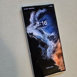 Samsung Galaxy S22 ULTRA 5G 256 GB UNLOCKED Work Very Well Perfect Condition 