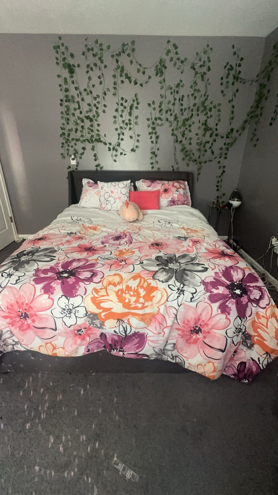 Grey Queen Bed Frame