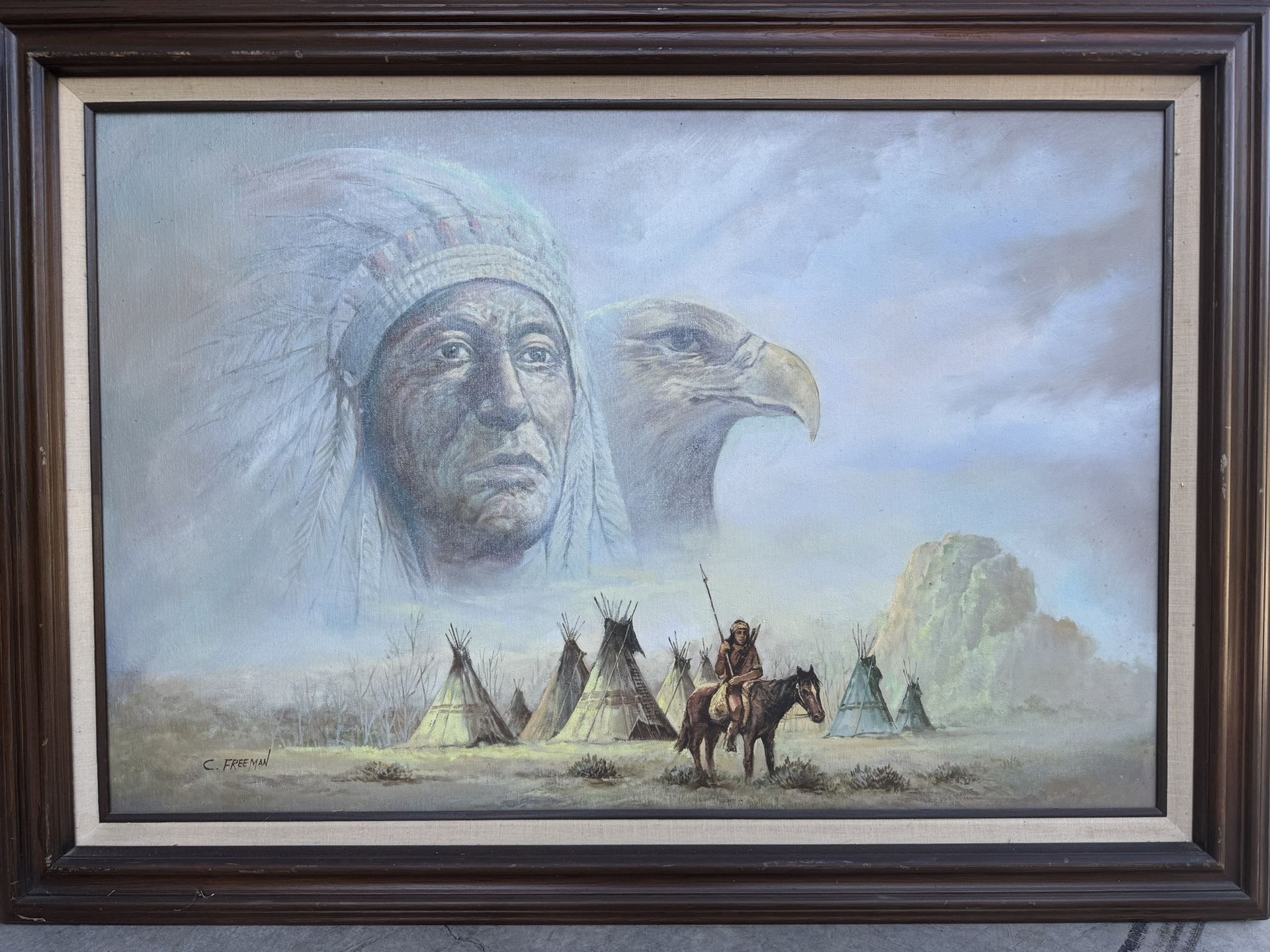 Native Painting C. Freeman