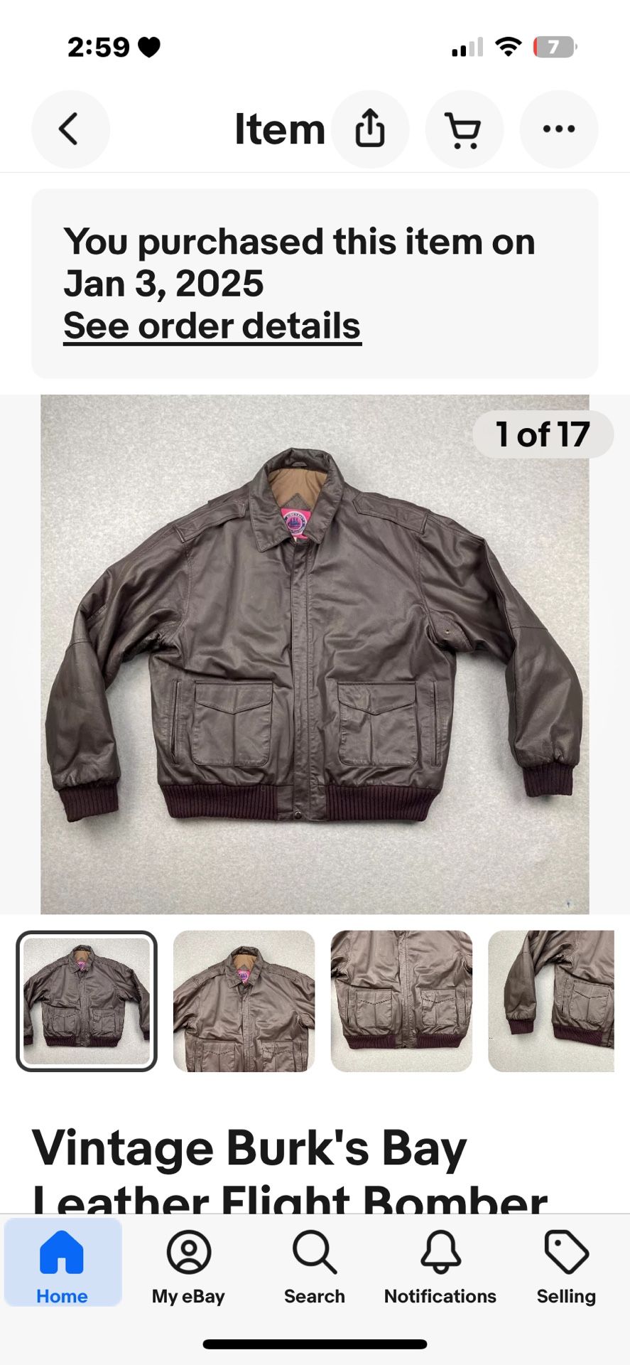 XL leather bomber .Quality jacket