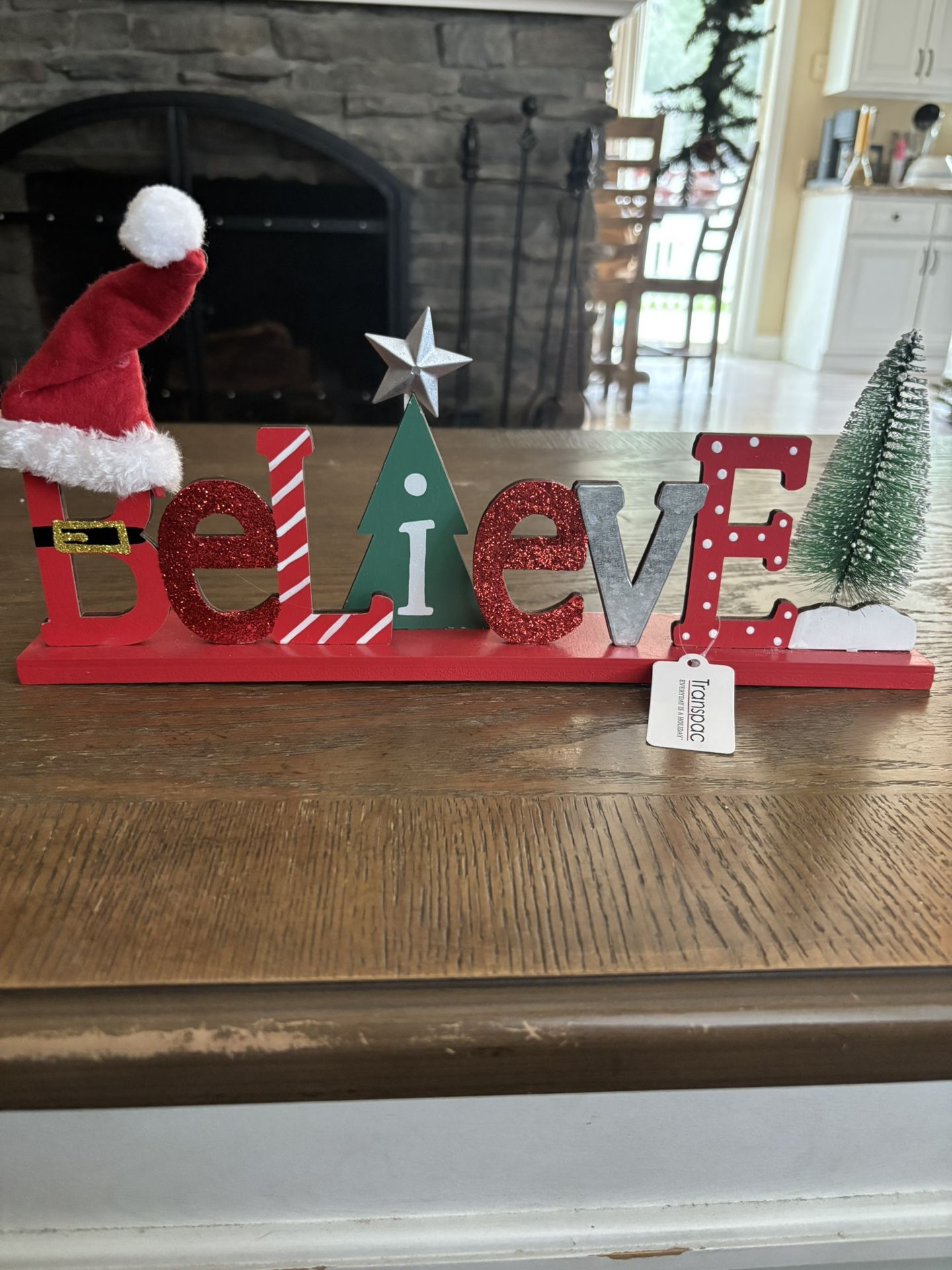 Brand New Believe Christmas Sign
