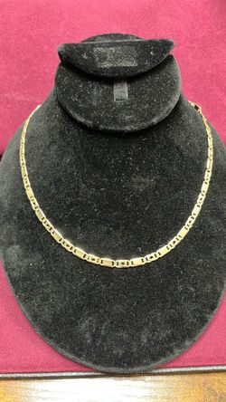 14K Gold Link Necklace 16.5 grams Length 20