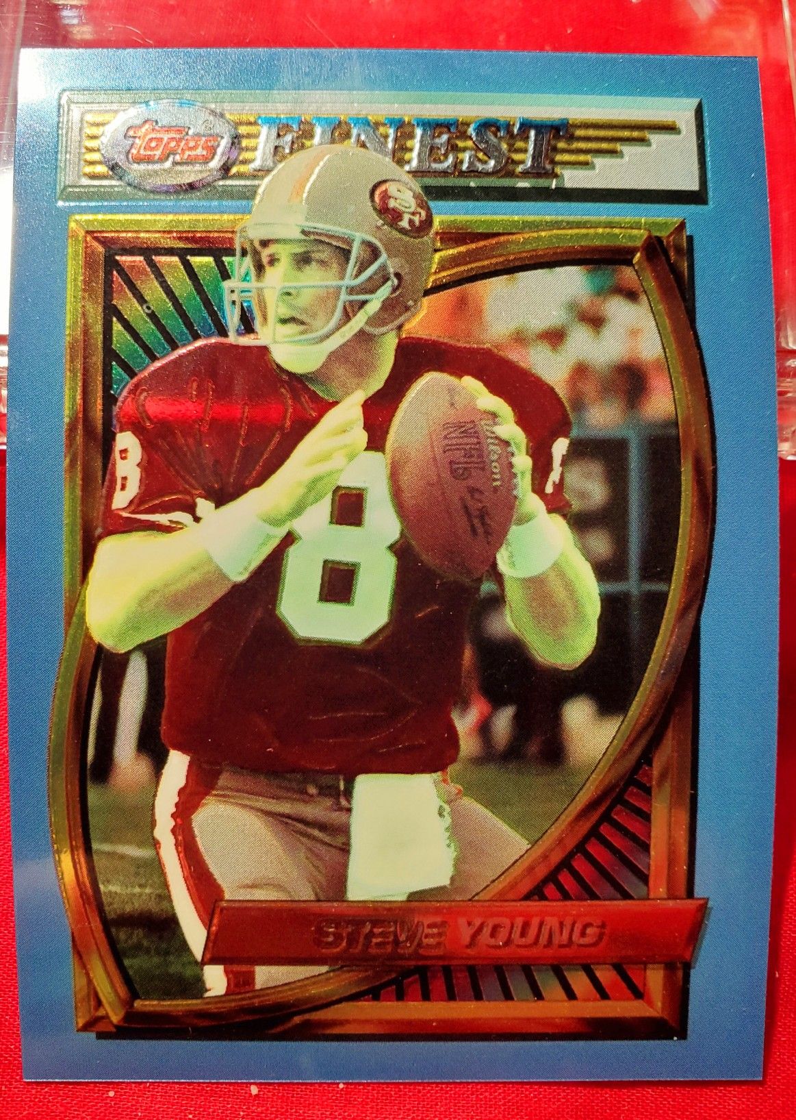 Steve Young Topps Finest Card