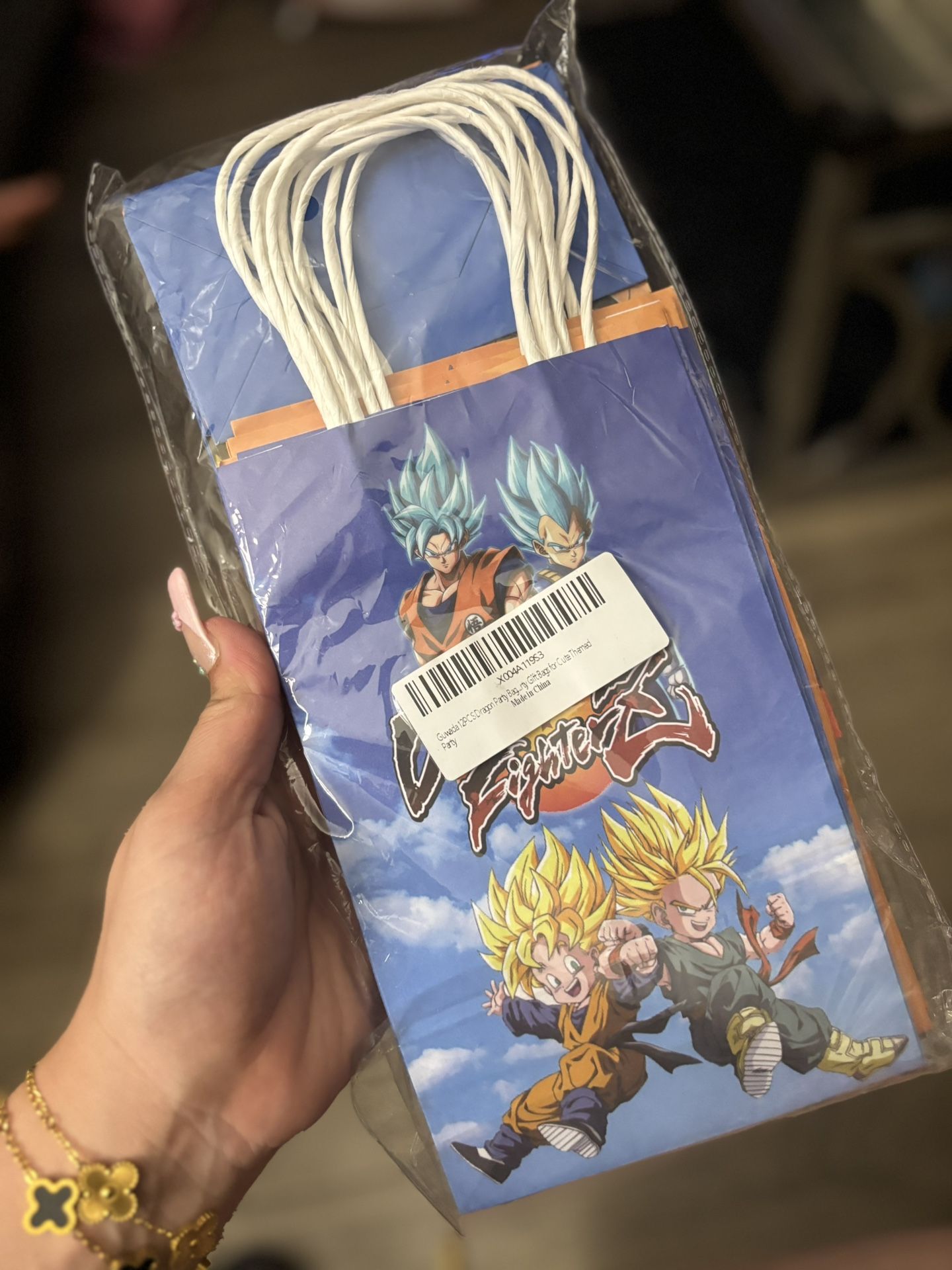 Dragon Ball Z Favor Bags