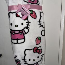 Hello Kitty Throw Blanket