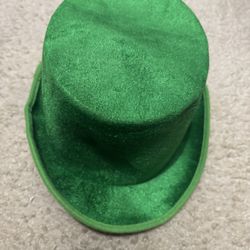 Green St Patrick Style Top Hat One Size 