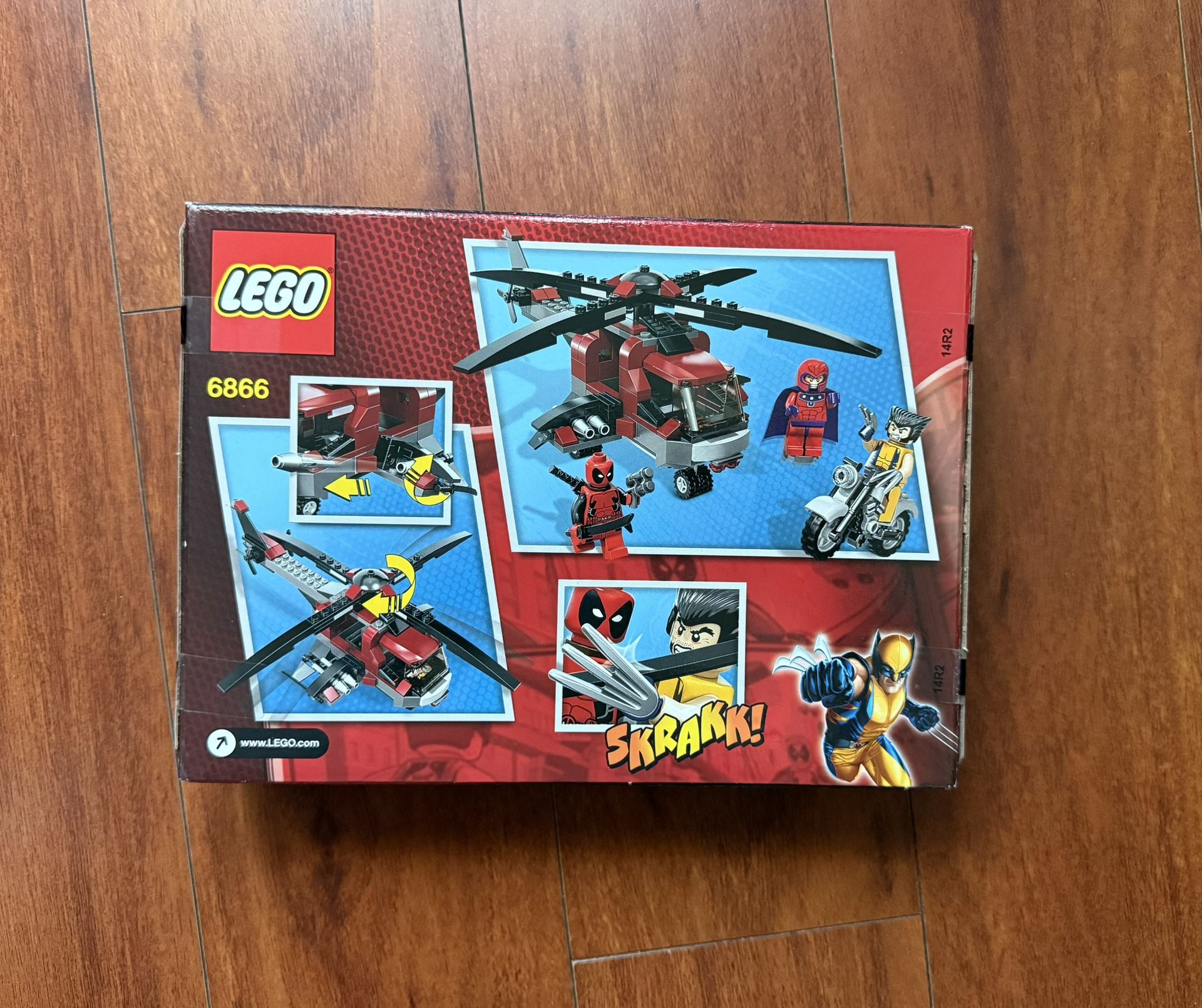 NEW LEGO Wolverine's Chopper Showdown 6866 Deadpool Magneto