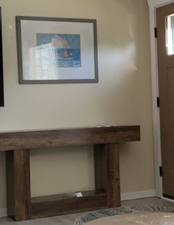 Wood console/sofa table